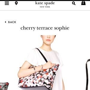 Kate Spade Cherry Terrace Sophie Patent Bag
